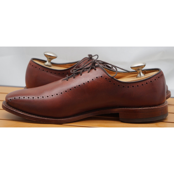 Allen Edmonds 9.5 C Hastings Chili Brown Mens Whole-Cut Dress Shoes main image 7